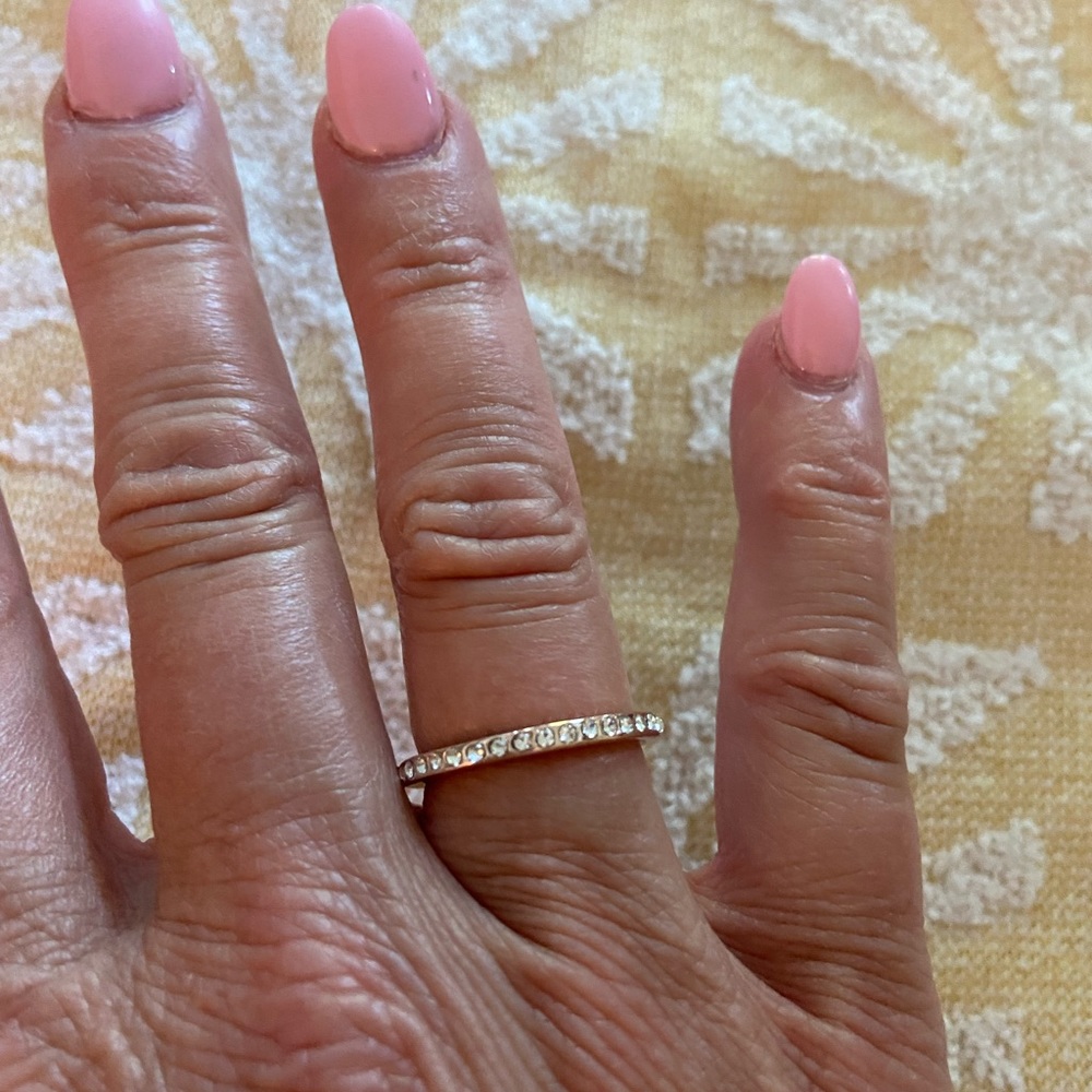 Gold Tone Trendy Ring